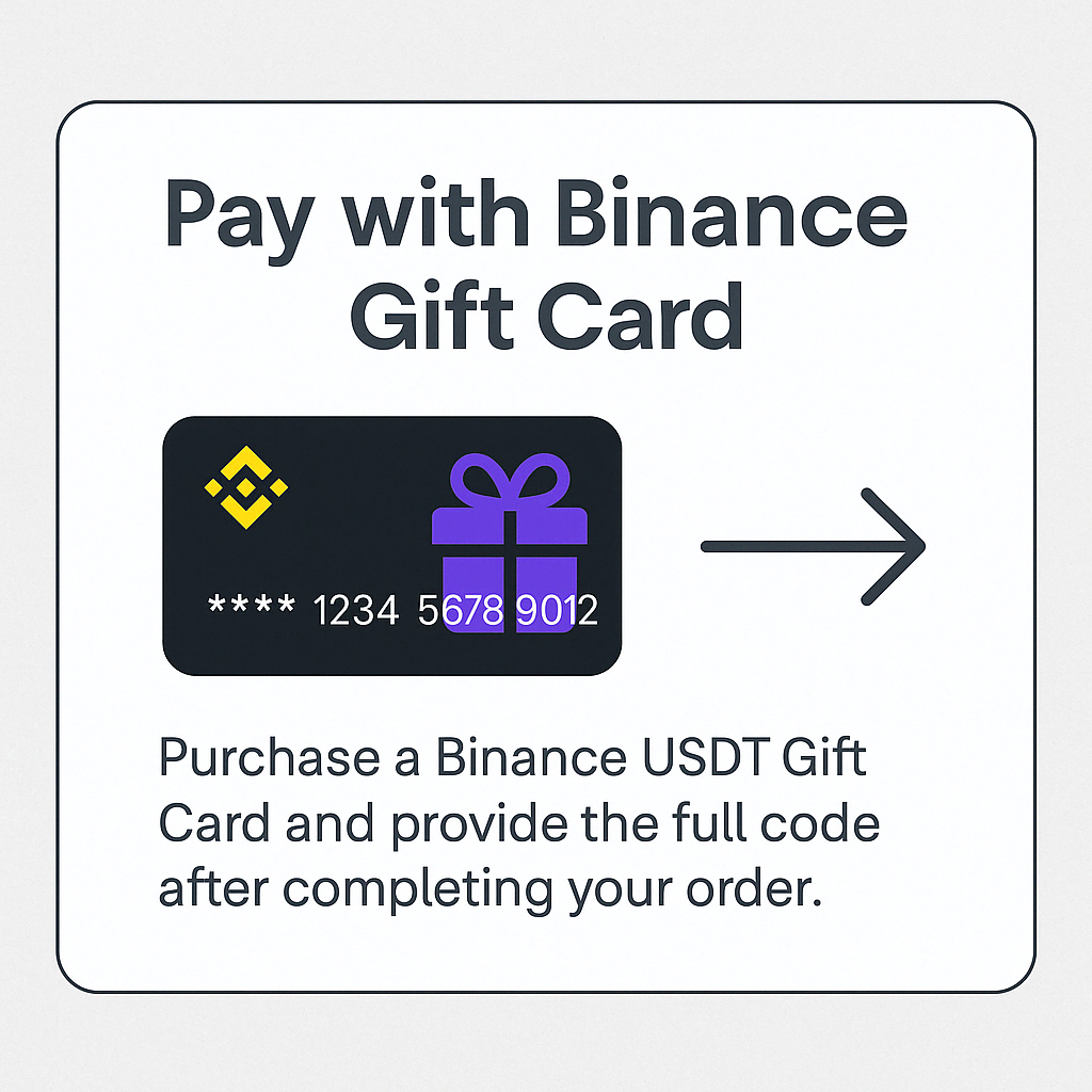 How to Pay with Binance Gift Card